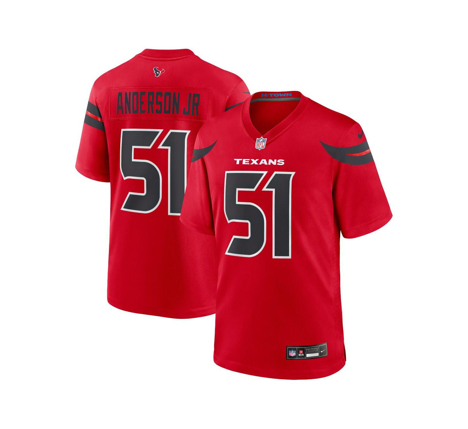 Мужская джерси Nike Will Anderson Jr. Houston Texans Alternate Game