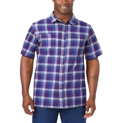 Dark purple plaid