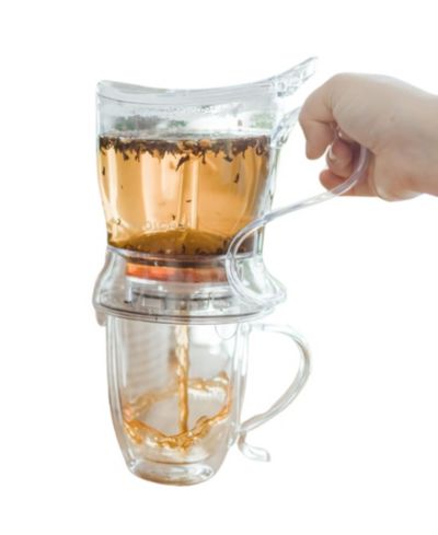 Набор GROSCHE Tea Perfection Duo- 1000ML Aberdeen Smart Tea Steeper с большой стеклянной кружкой