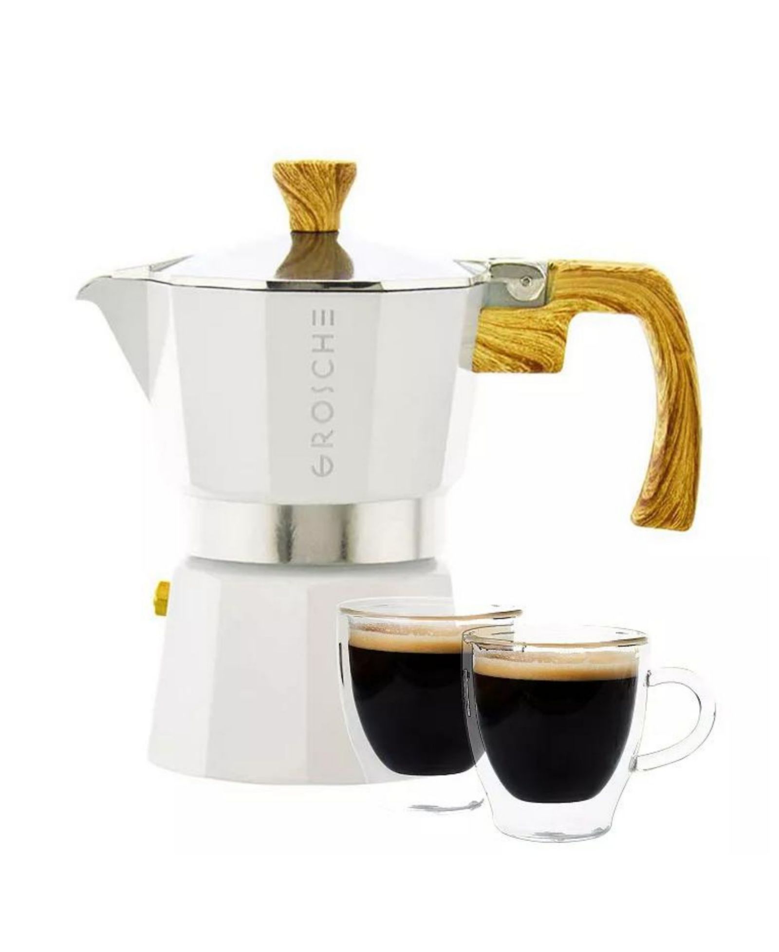 Набор чашек для эспрессо Moka Pot GROSCHE Milano Expresso Elegance