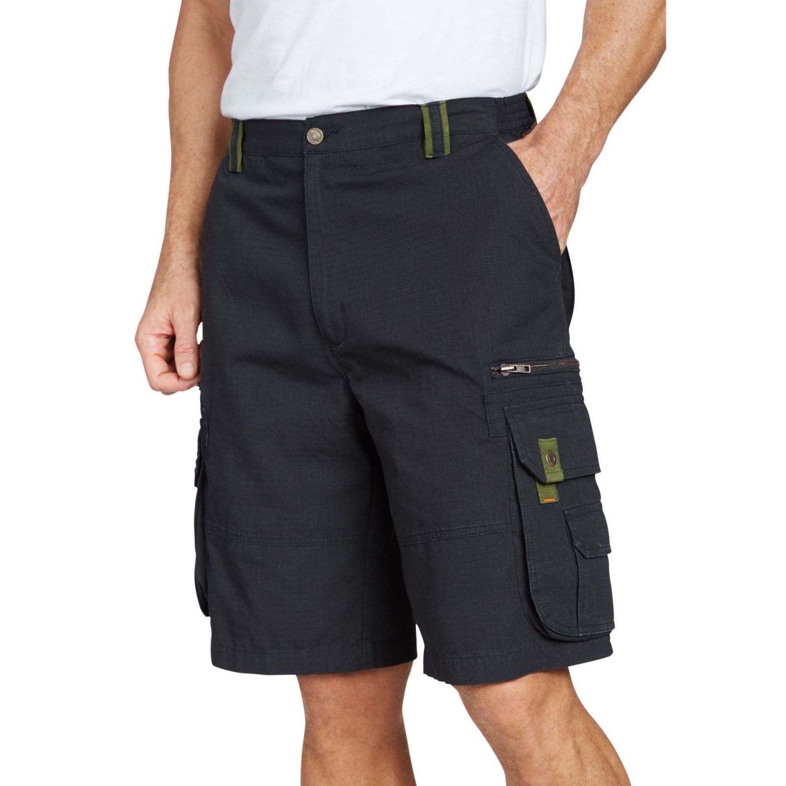 Boulder Creek Men's by KingSize Ripstop 10" Cargo Shorts