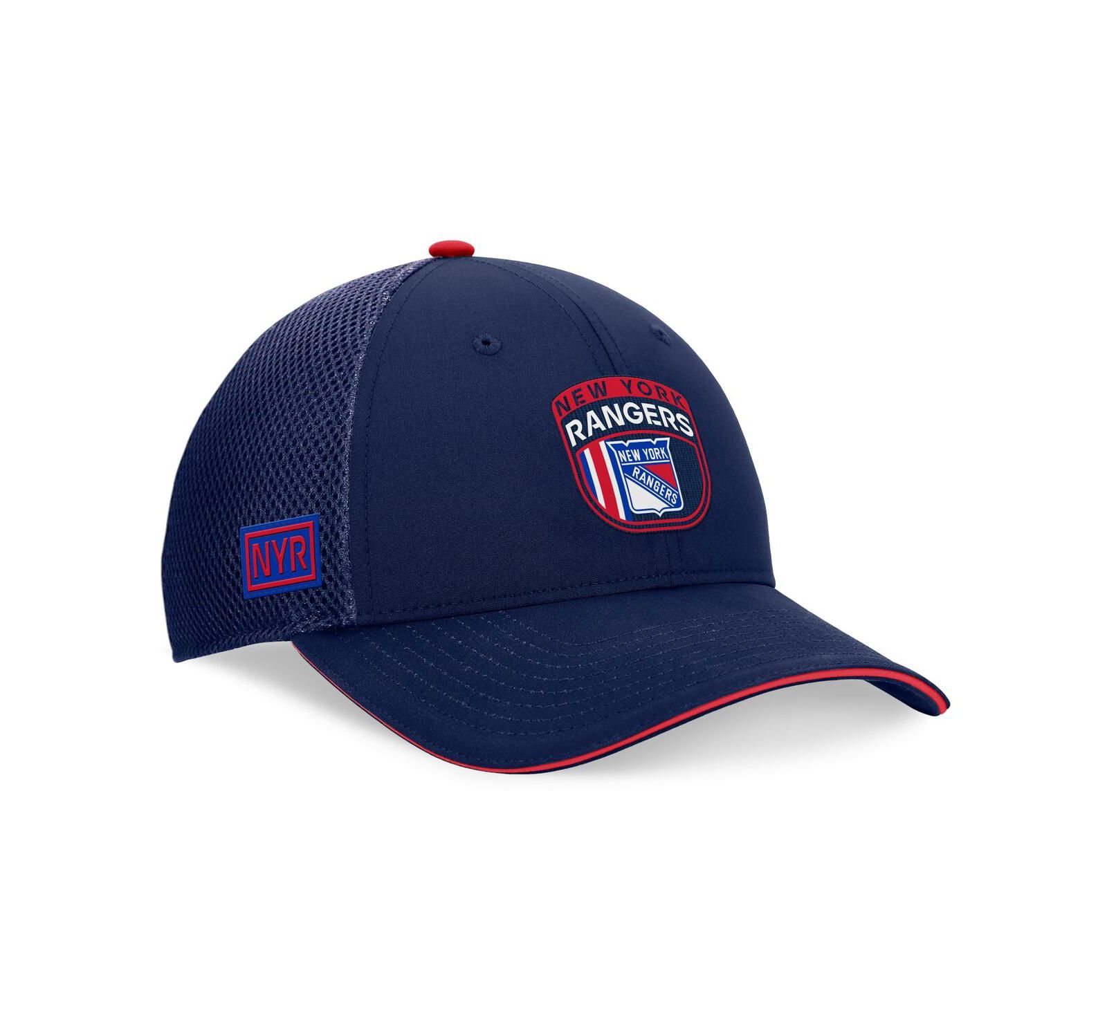 Fanatics Men's Navy New York Rangers 2024 NHL Draft on Stage Trucker Adjustable Hat