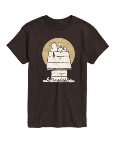 Hybrid Apparel Snoopy Woodstock Doghouse Мужская футболка с коротким рукавом