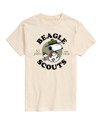Hybrid Apparel Snoopy Woodstock Beagle Scout Мужской Short Sleeve Tee