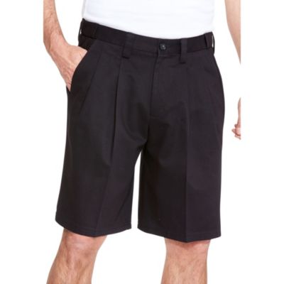 KingSize Men's Wrinkle-Free Expandable Waist Pleat Front Shorts