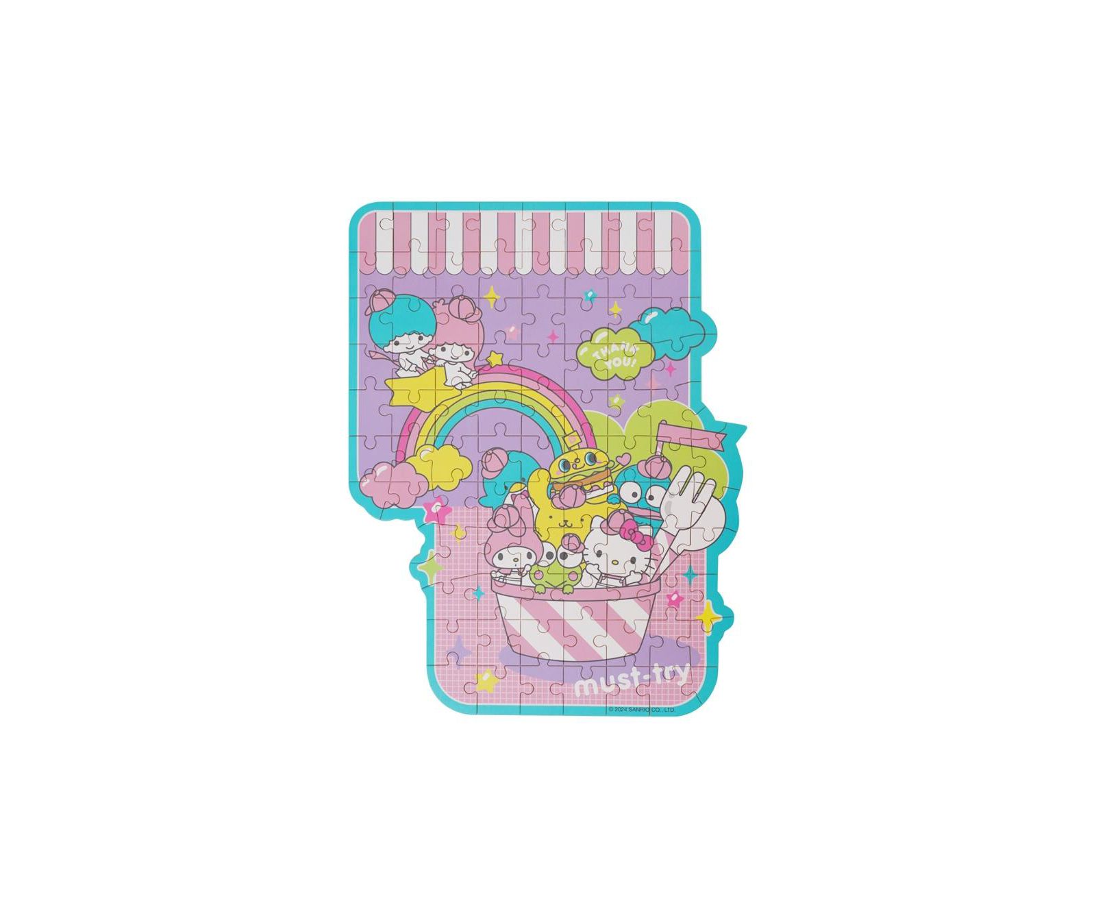 Деревянный пазл Flash Popup Hello Kitty and Friends Sanrio Carnival 88pcs