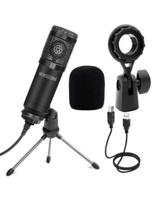 5 Core Podcast Equipment Bundle All in One Podcast Kit w Condenser Microphone Perfect for Recording Broadcasting Live Streaming - RM 4 B