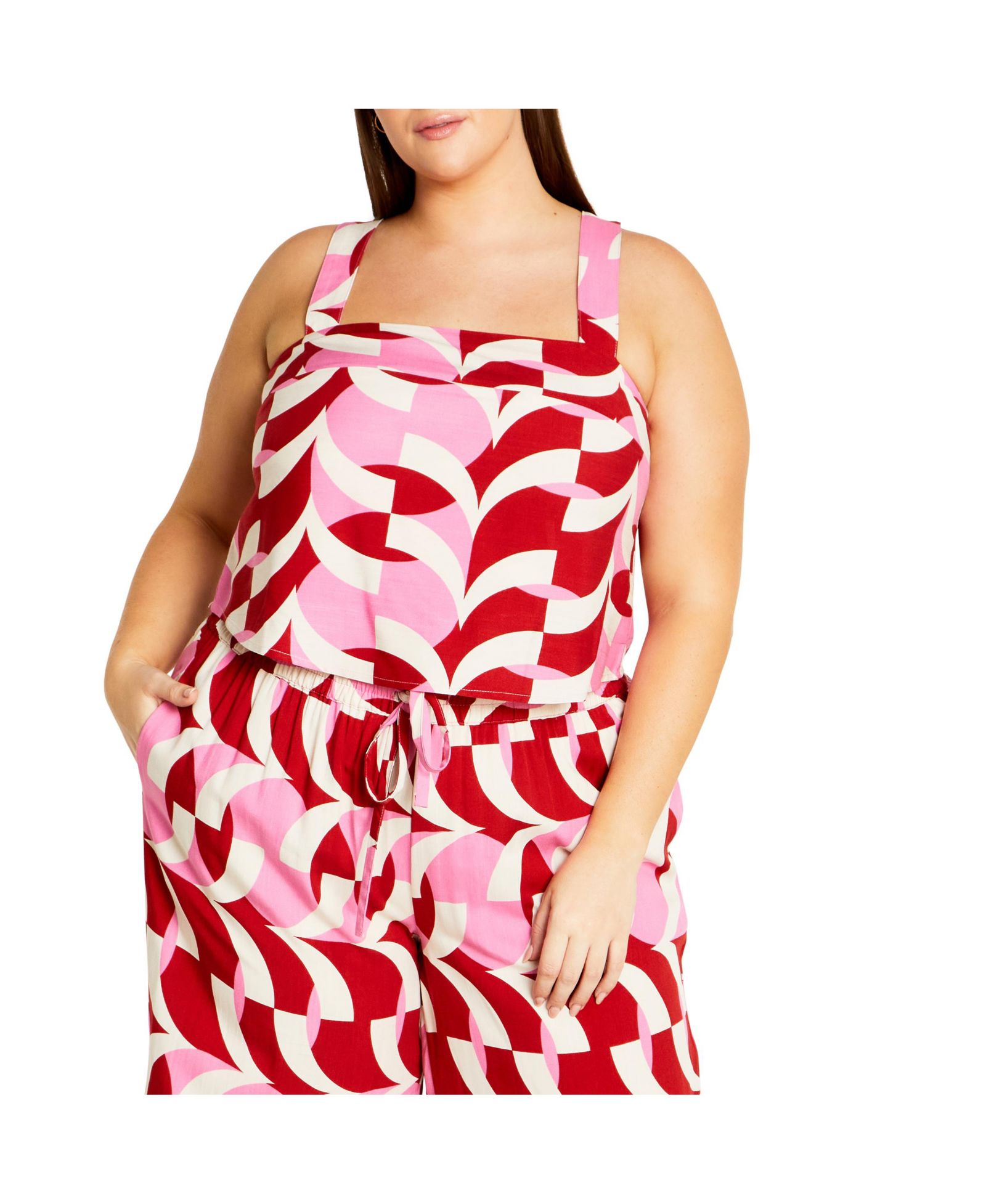 Топ CITY CHIC Plus Size Mystic Print