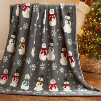Плед Kate Aurora Ultra Soft & Cozy Christmas Snowman, 50 in. W x 60 in. L