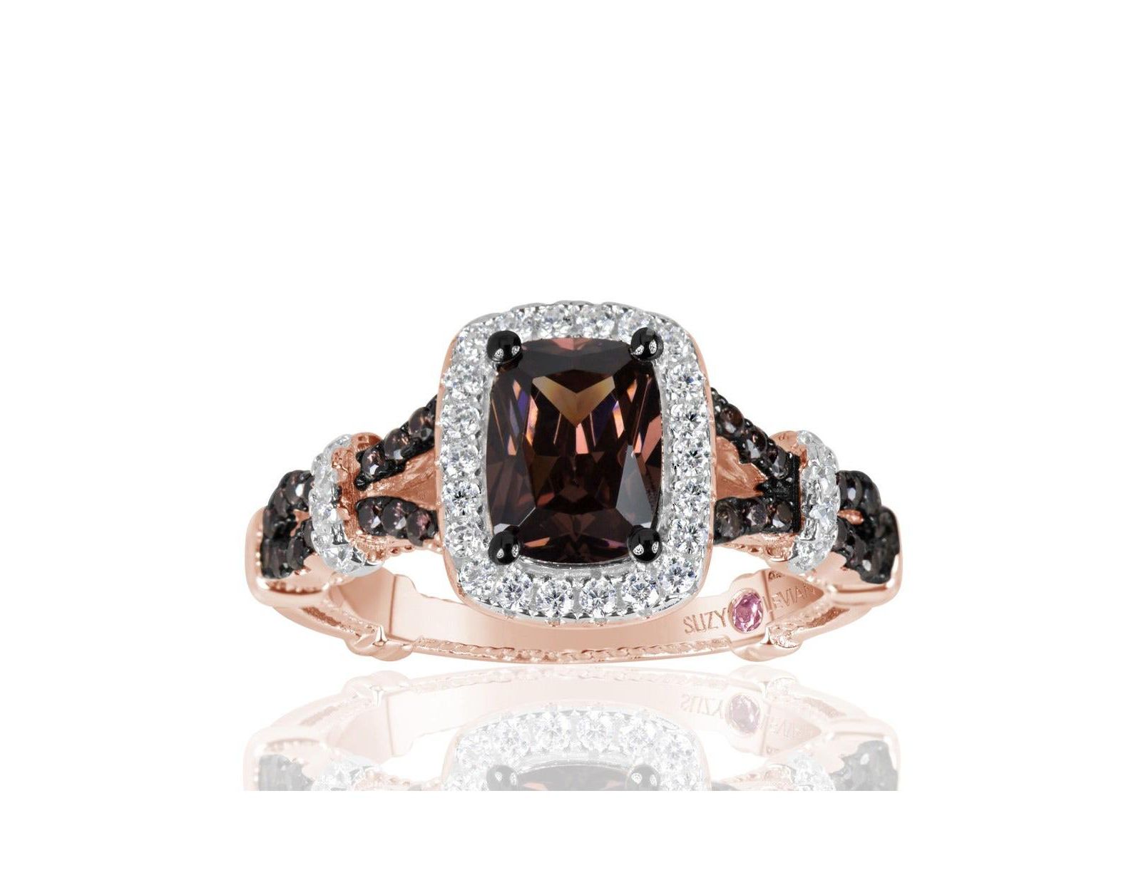Кольцо Suzy Levian Sterling Silver Cubic Zirconia
