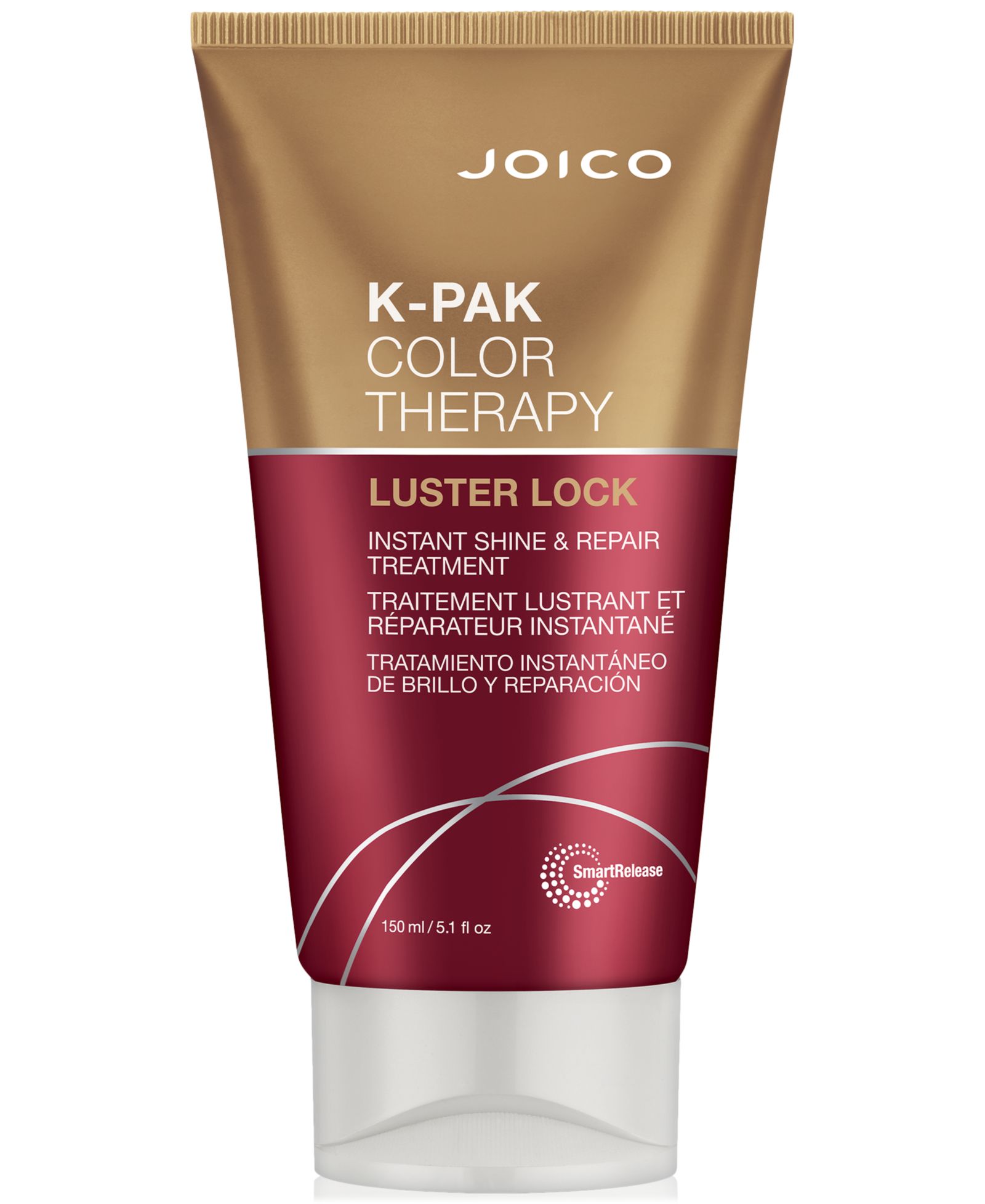Joico K-PAK Color Therapy Luster Lock Instant Shine & Repair Treatment, 5.1 oz.