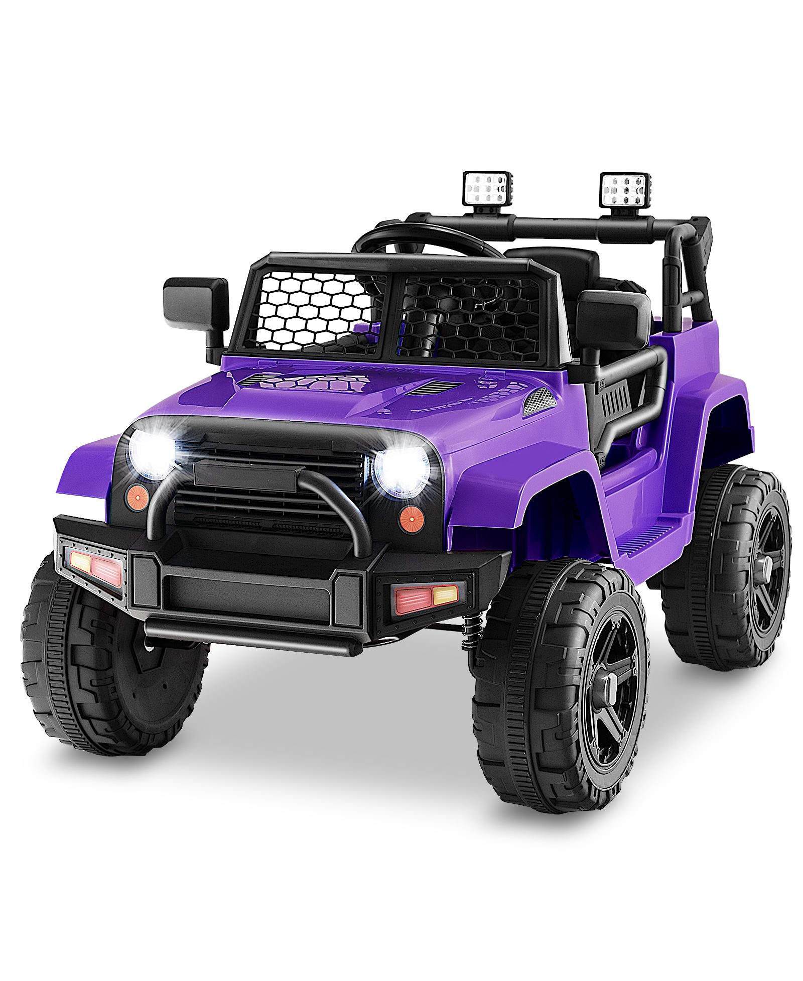 12V Electric Ride On Truck for Kids with Remote Control and Lights