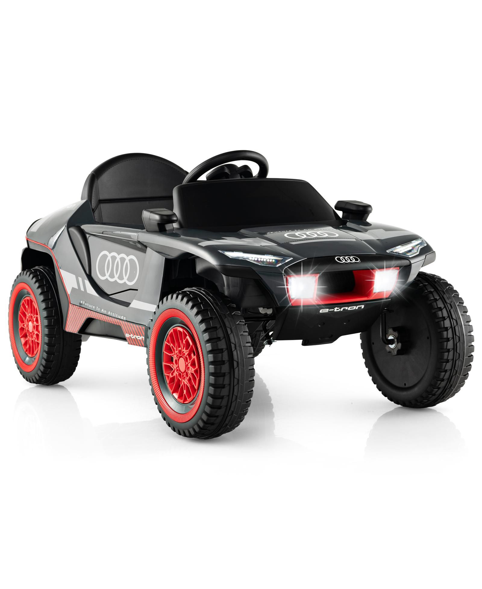Детская электромобиль Slickblue Audi e-tron Racing Car-Grey