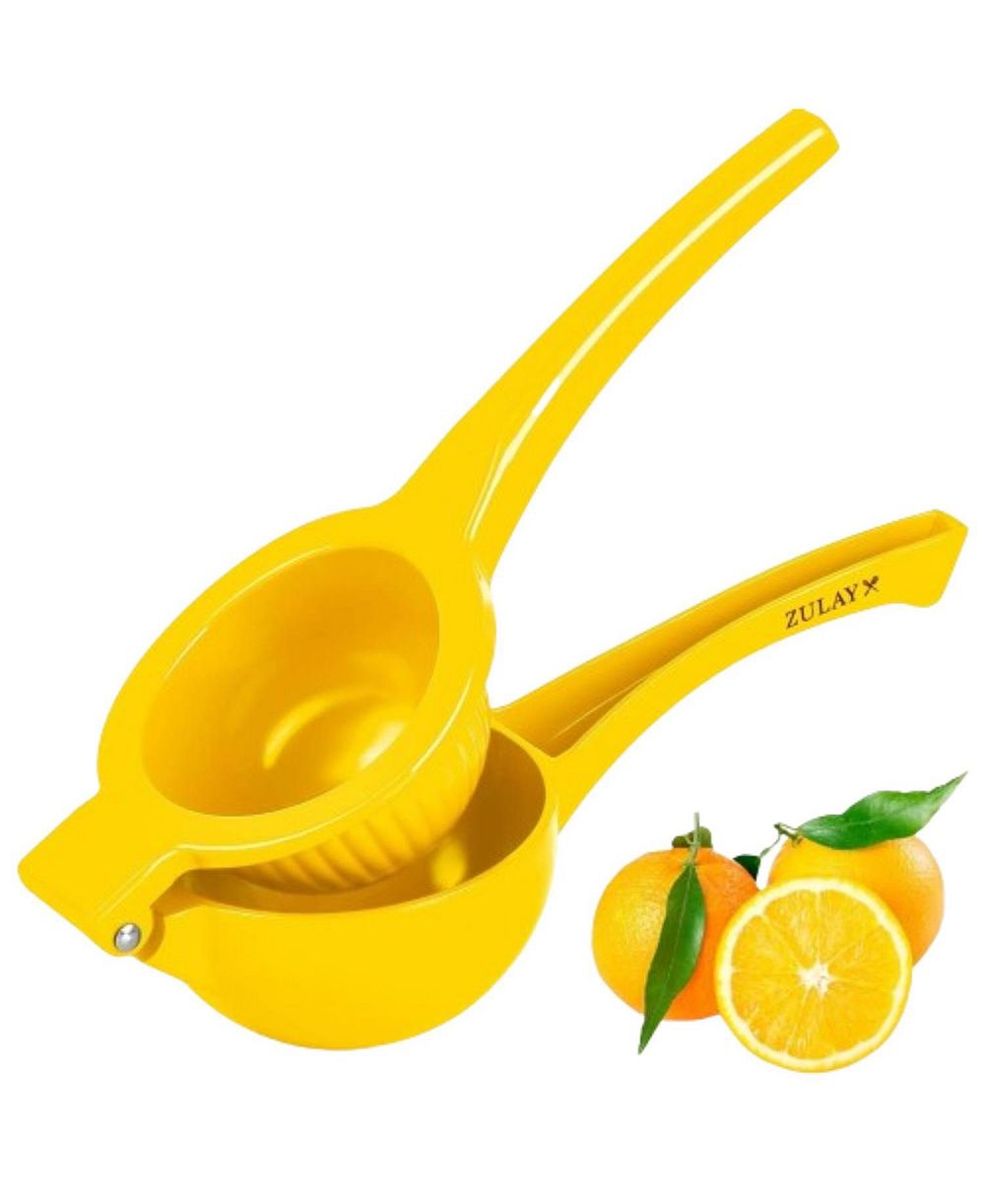 Premium Quality Metal Orange Squeezer, Citrus Juicer, Manual Press for Extracting the Most Juice Possible
