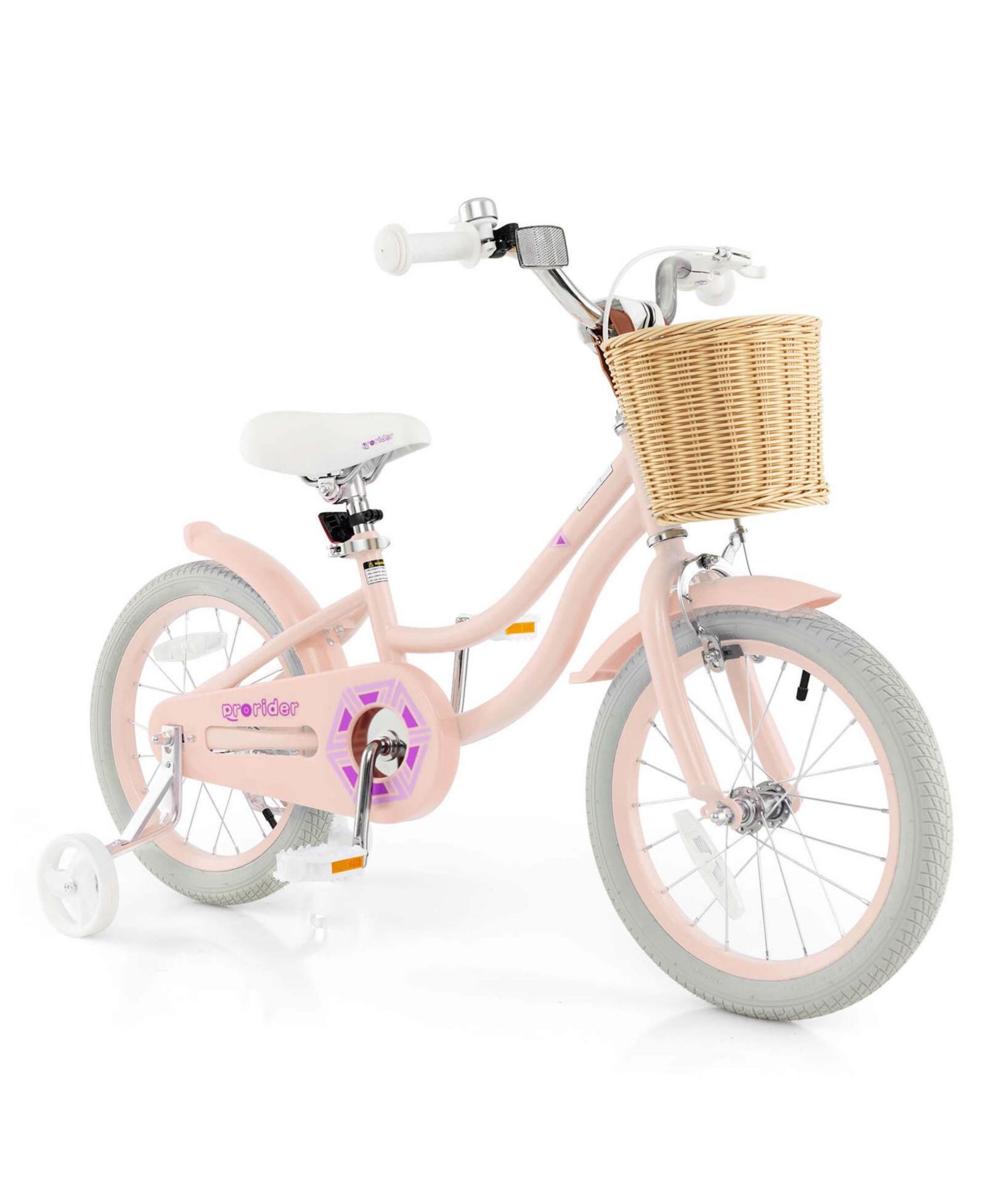 Costway 16" Детский Bike с Training Wheels и Adjustable Handlebar Seat