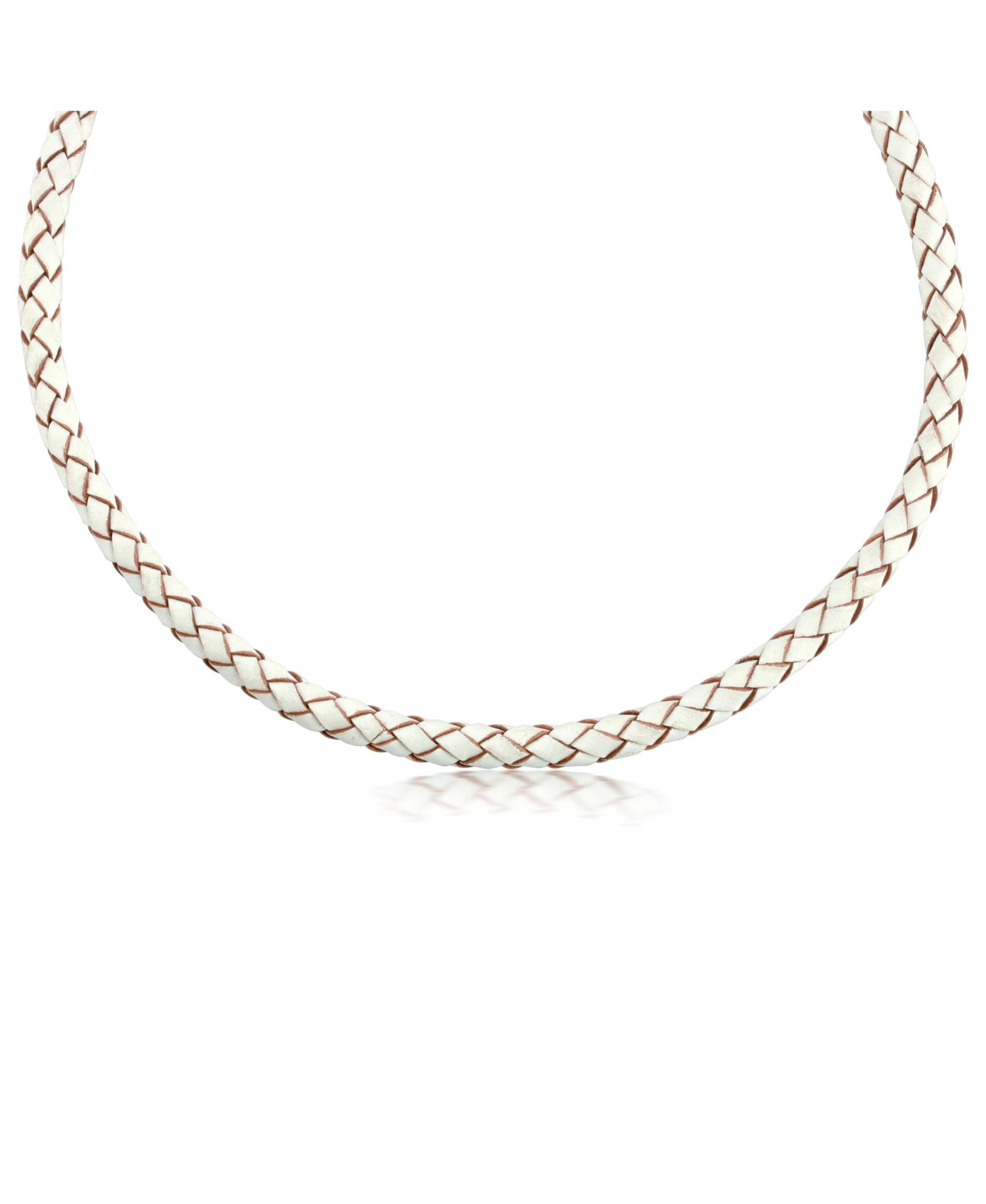 Колье American West Jewelry из кожи и серебра 925 пробы