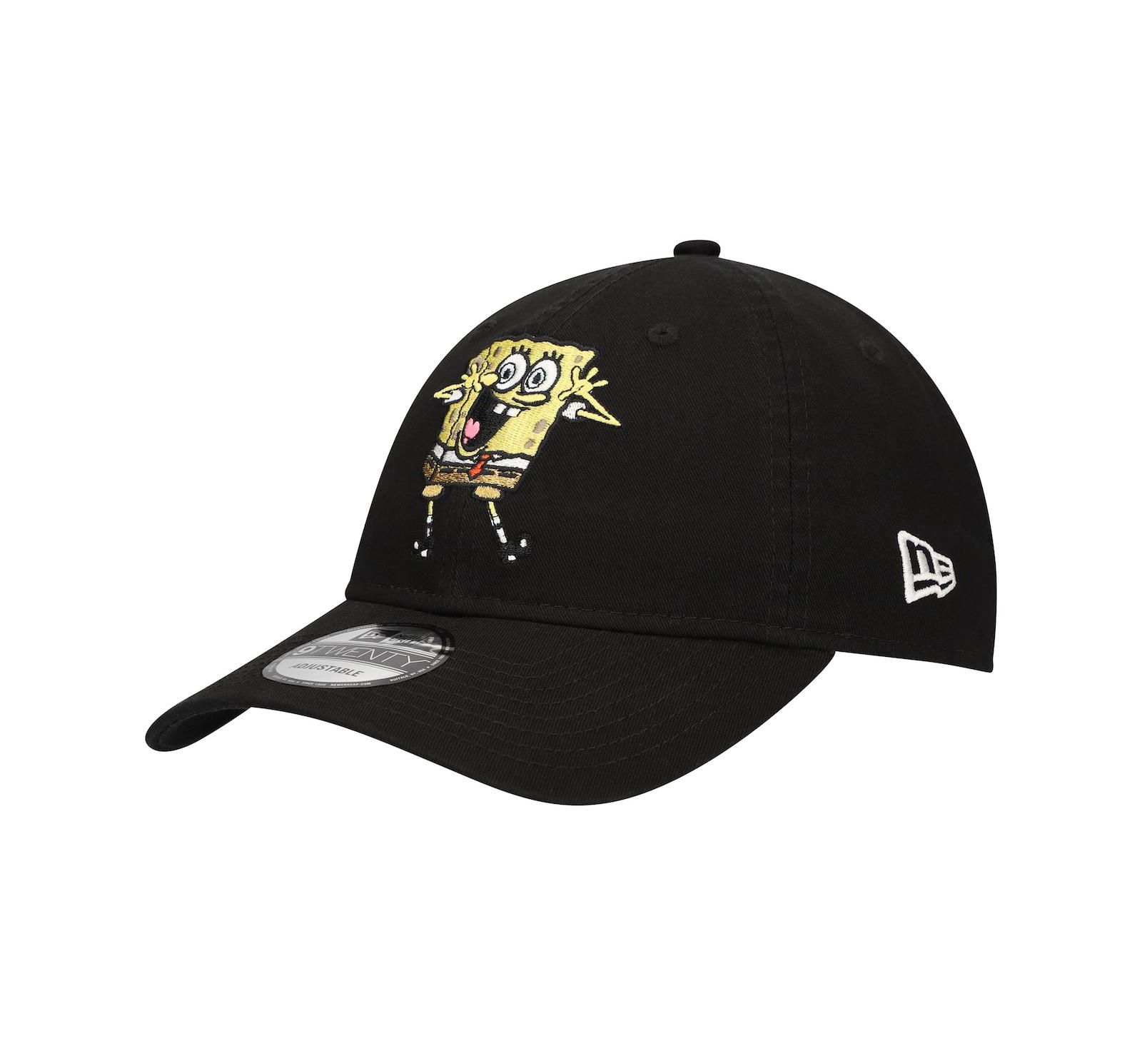 New Era Men's Black SpongeBob SquarePants 9TWENTY Adjustable Hat