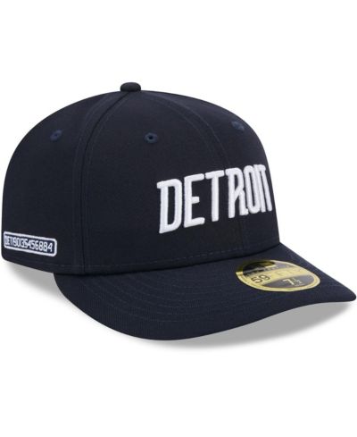 Мужская кепка New Era Detroit Tigers 2024 City Connect Low Profile 59FIFTY Navy