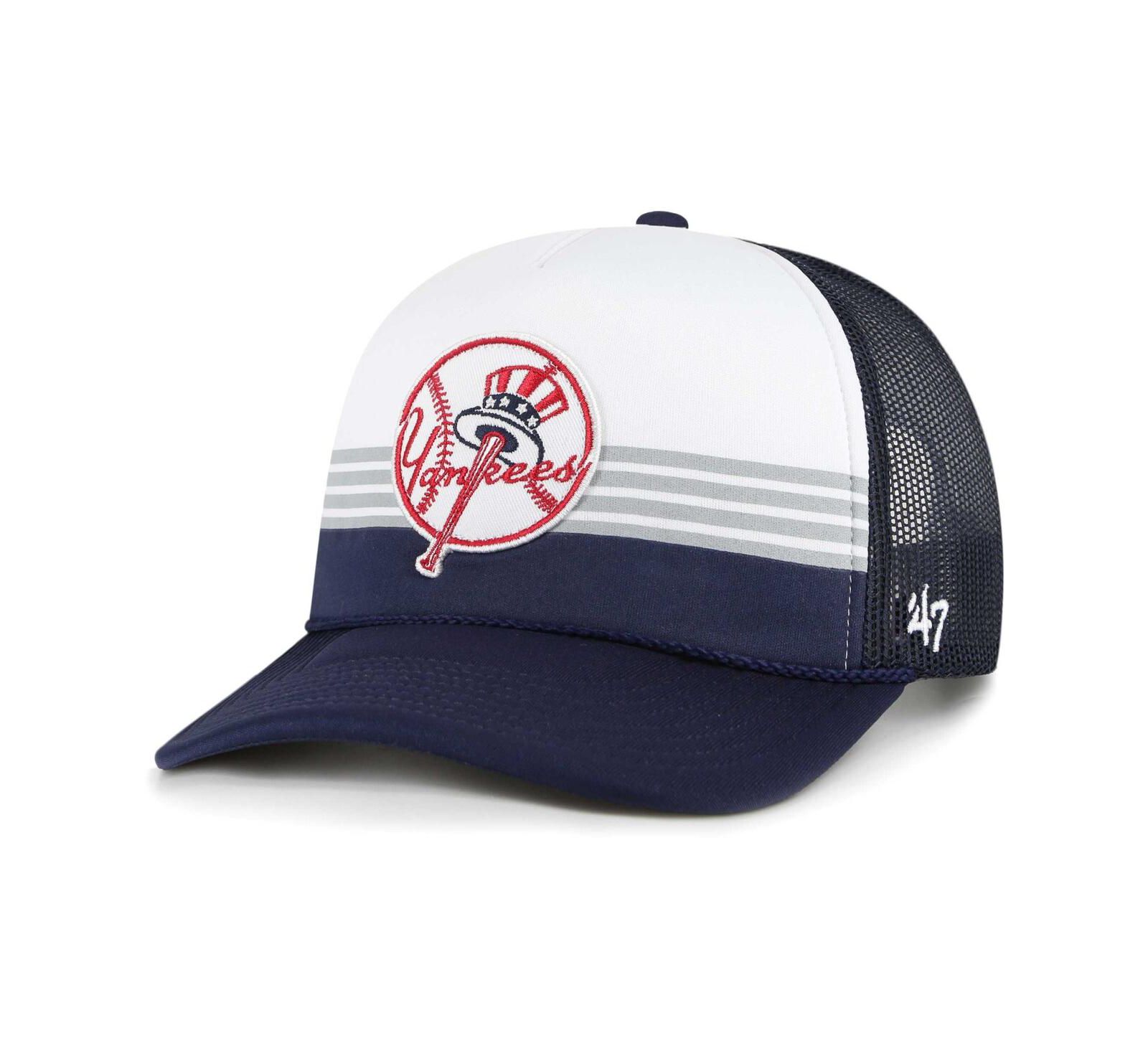 '47 Brand Men's New York Yankees Lift Off Foam Front Mesh Trucker Adjustable Hat