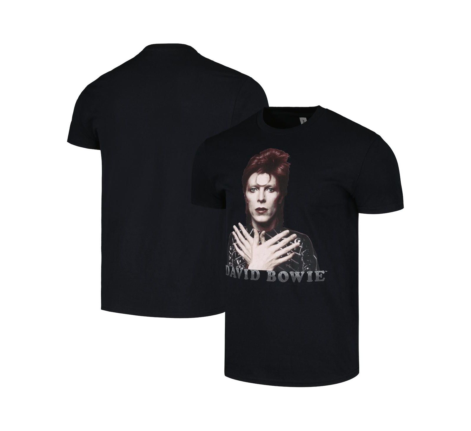 Hifi Entertainment Men's and Women's Black David Bowie Ziggy 1973 T-Shirt