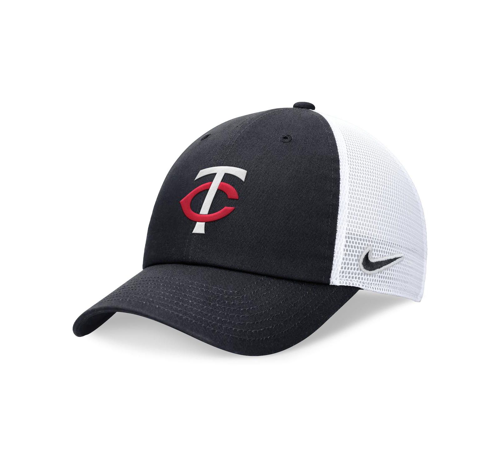 Nike Men's Minnesota Twins Ever Club Trucker Adjustable Hat