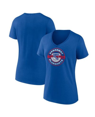 Fanatics Women's New York Rangers Local A V-Neck T-Shirt