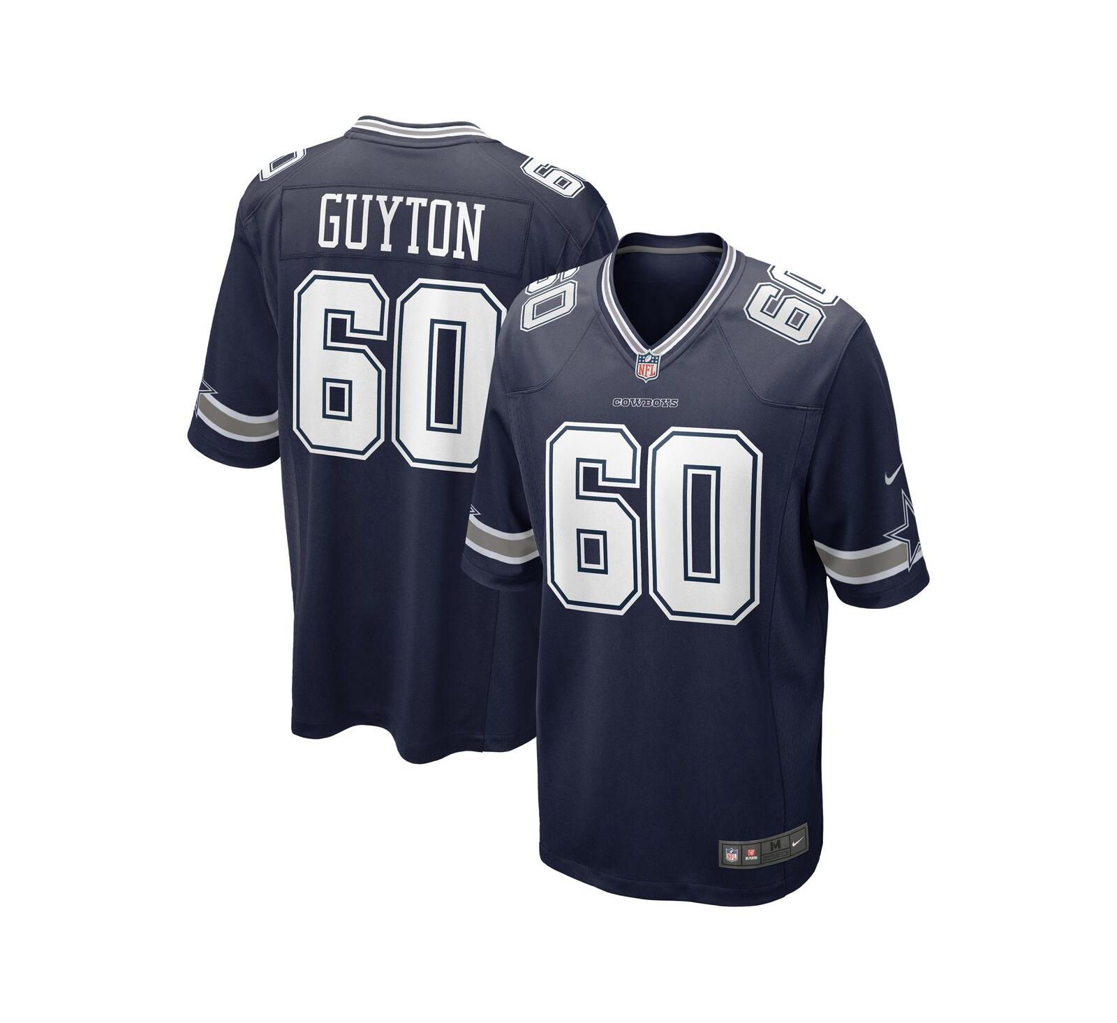 Джерси Nike Men's Tyler Guyton Dallas Cowboys 2024 NFL Draft First Round Pick Player Game