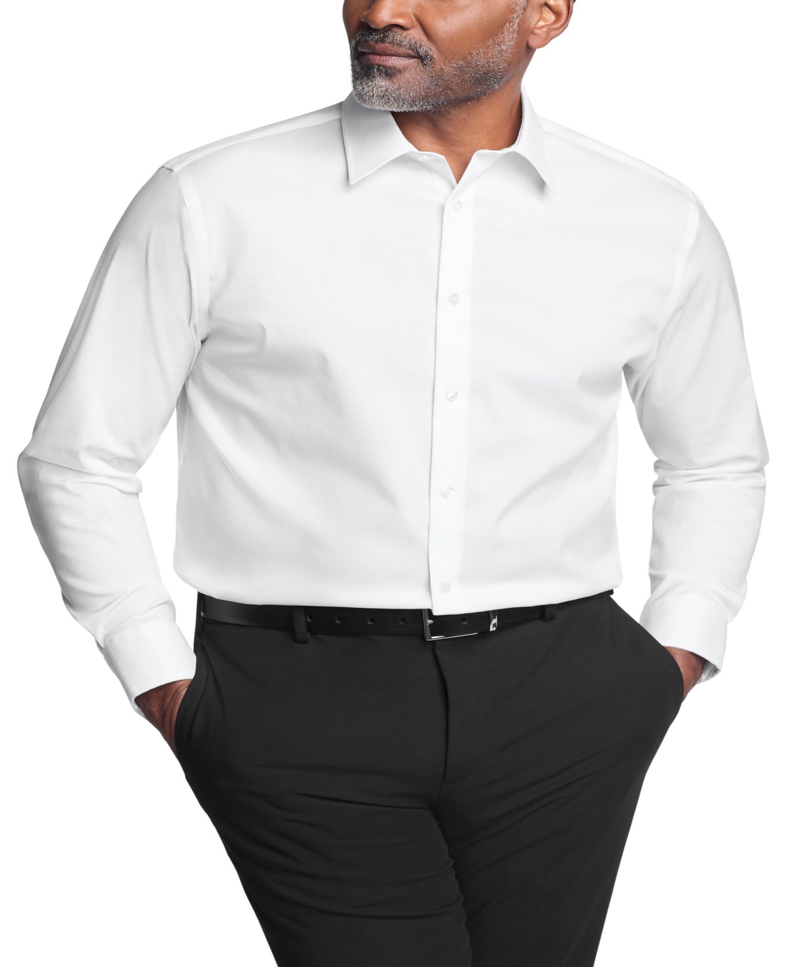Calvin Klein рубашка Мужской, Refined Cotton Stretch, Regular Fit