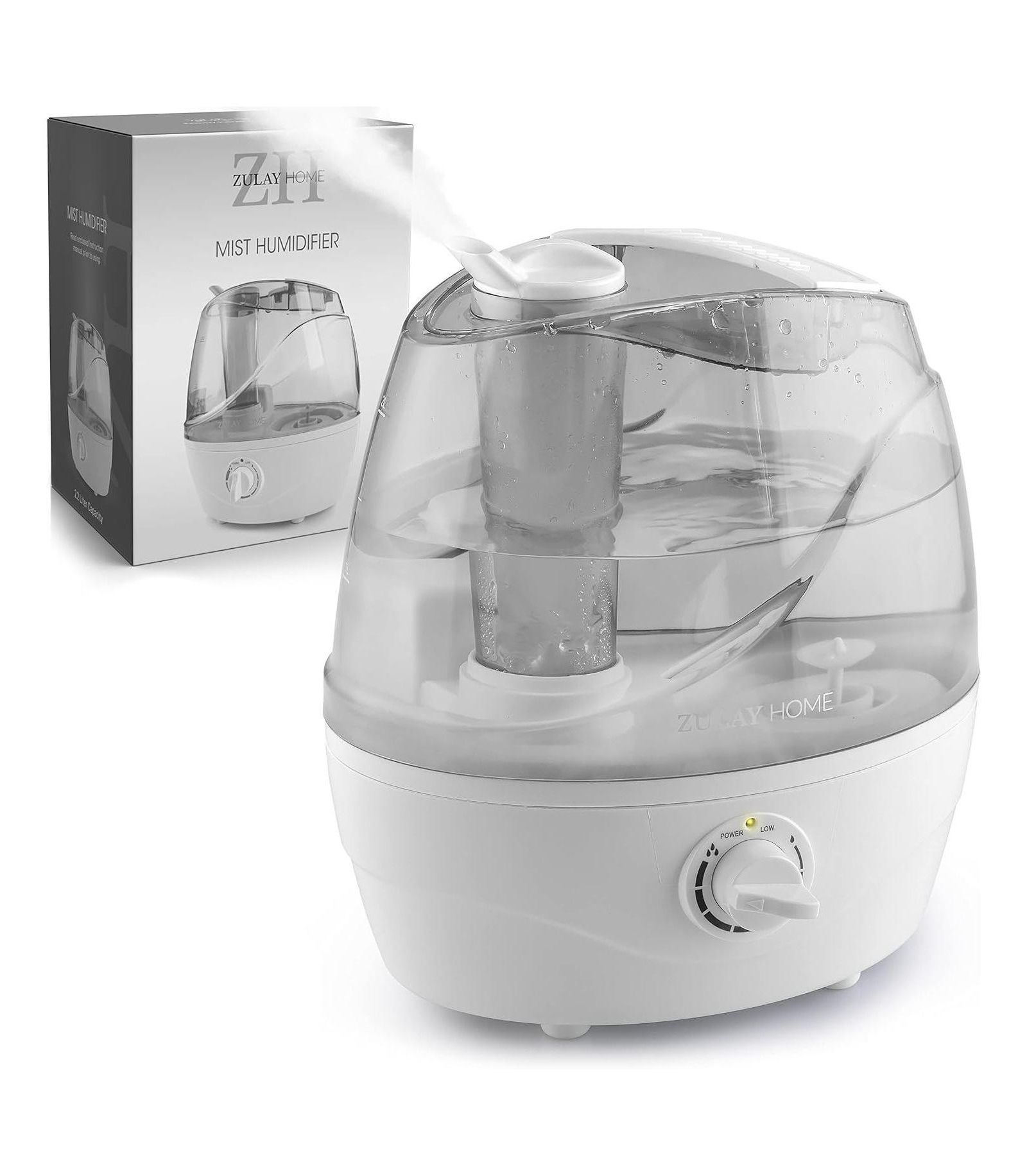 Zulay Kitchen ультразвуковой увлажнитель воздуха Cool Mist 0.66-Gallon, 2.5 Liter