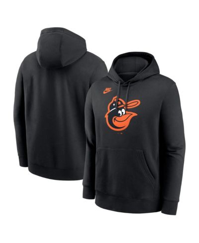Мужское худи Nike Baltimore Orioles Cooperstown Collection Logo Club Pullover, черный