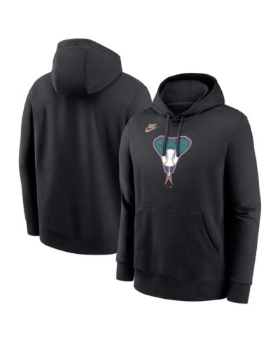 Мужское худи Nike Black Arizona Diamondbacks Cooperstown Collection Logo Club Pullover