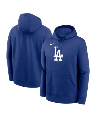 Nike Men's Royal Los Angeles Dodgers Logo Club Fleece Pullover Hoodie