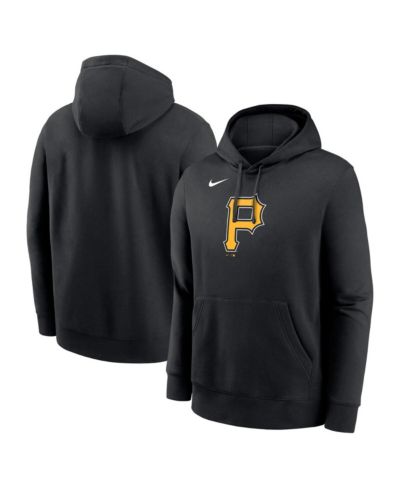 Nike Men's Black Pittsburgh Pirates Logo Club Fleece Pullover Hoodie