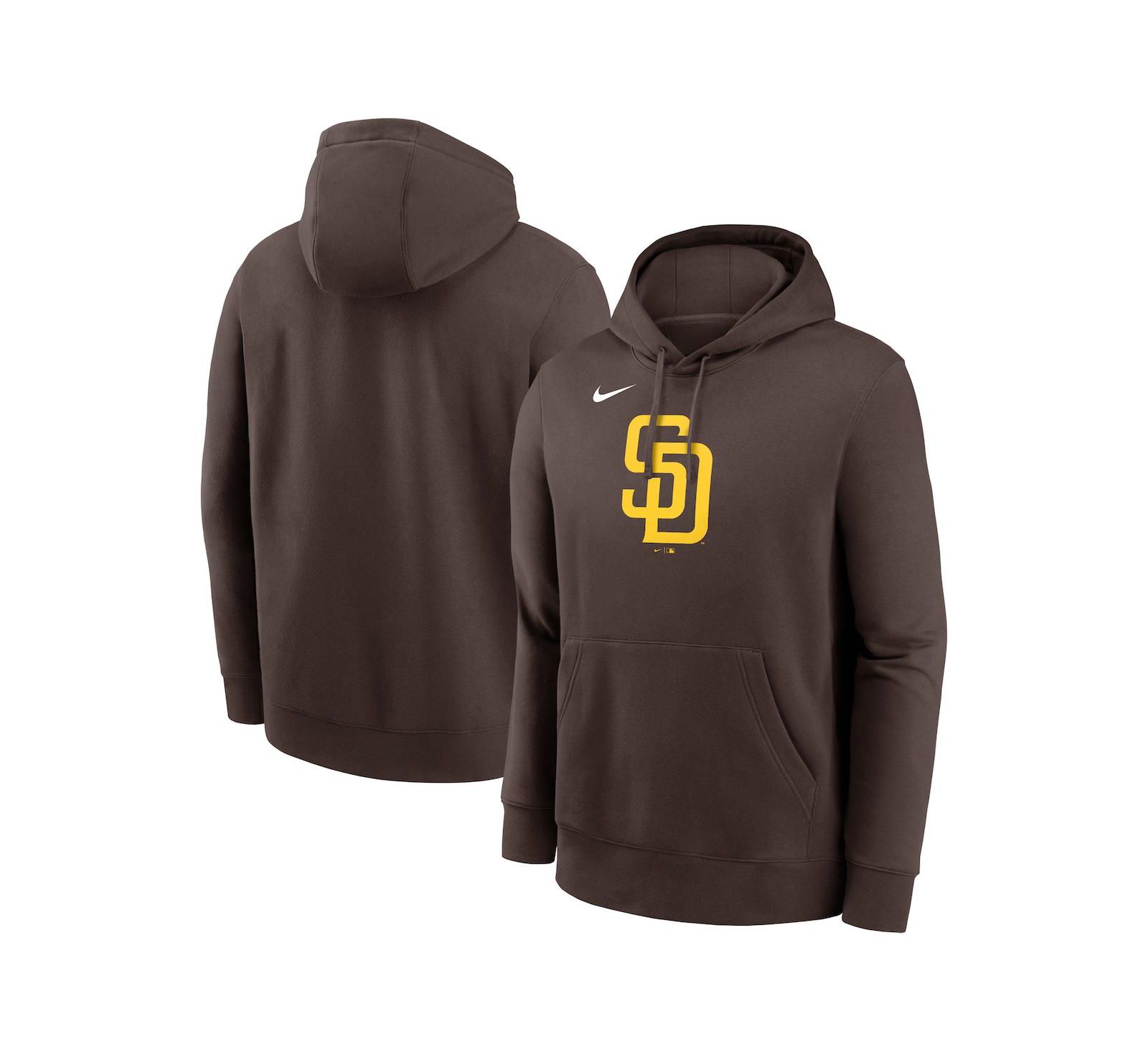 Nike худи Club Fleece с логотипом San Diego Padres Мужской