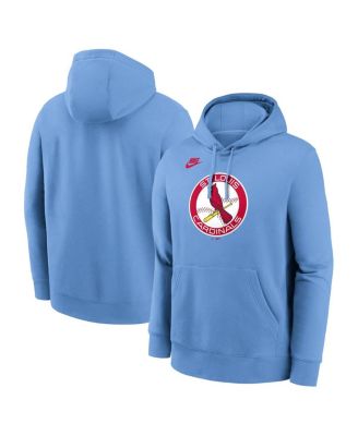 Nike Мужское худи Nike Club с логотипом St. Louis Cardinals Cooperstown Collection Light Blue