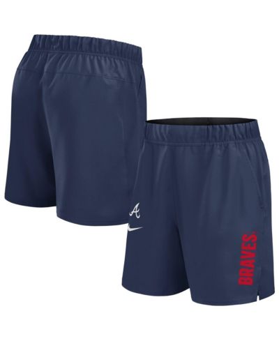 Nike Men's Navy Atlanta Braves Woven Victory Performance Shorts