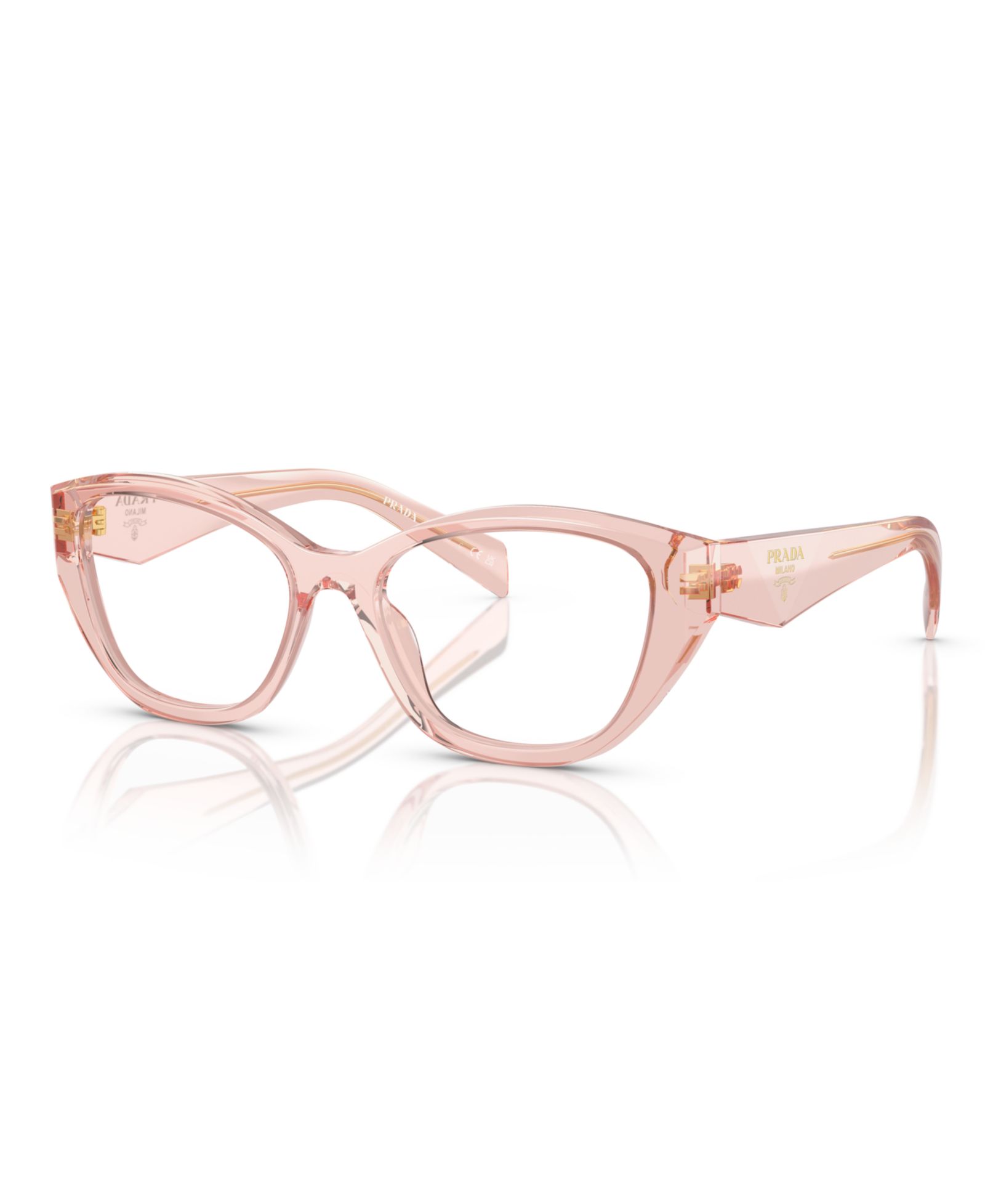 Prada Woman Irregular Plastic PR 21ZV Eyeglasses