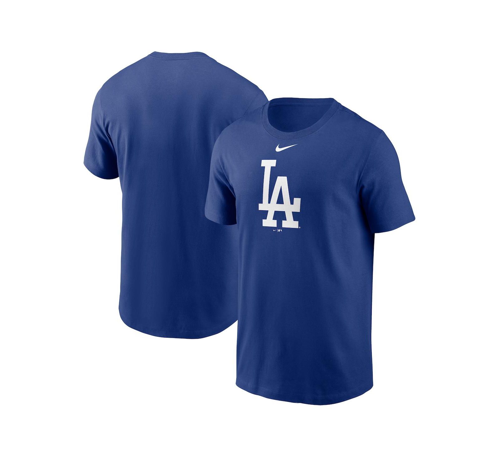 Nike Men's Royal Los Angeles Dodgers Fuse Logo T-Shirt