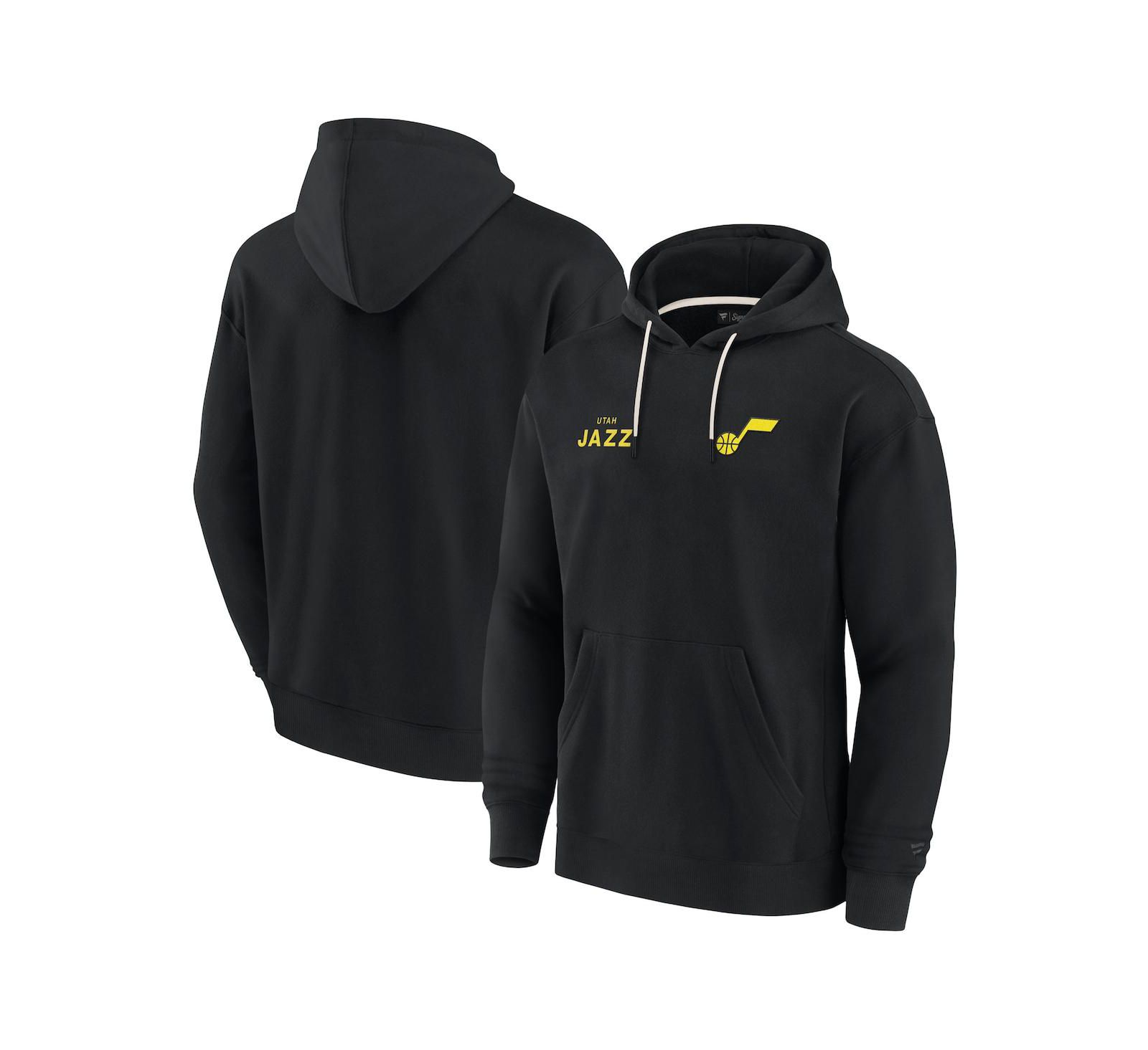 Fanatics Signature Мужской и женский мягкий флисовый худи Utah Jazz Elements