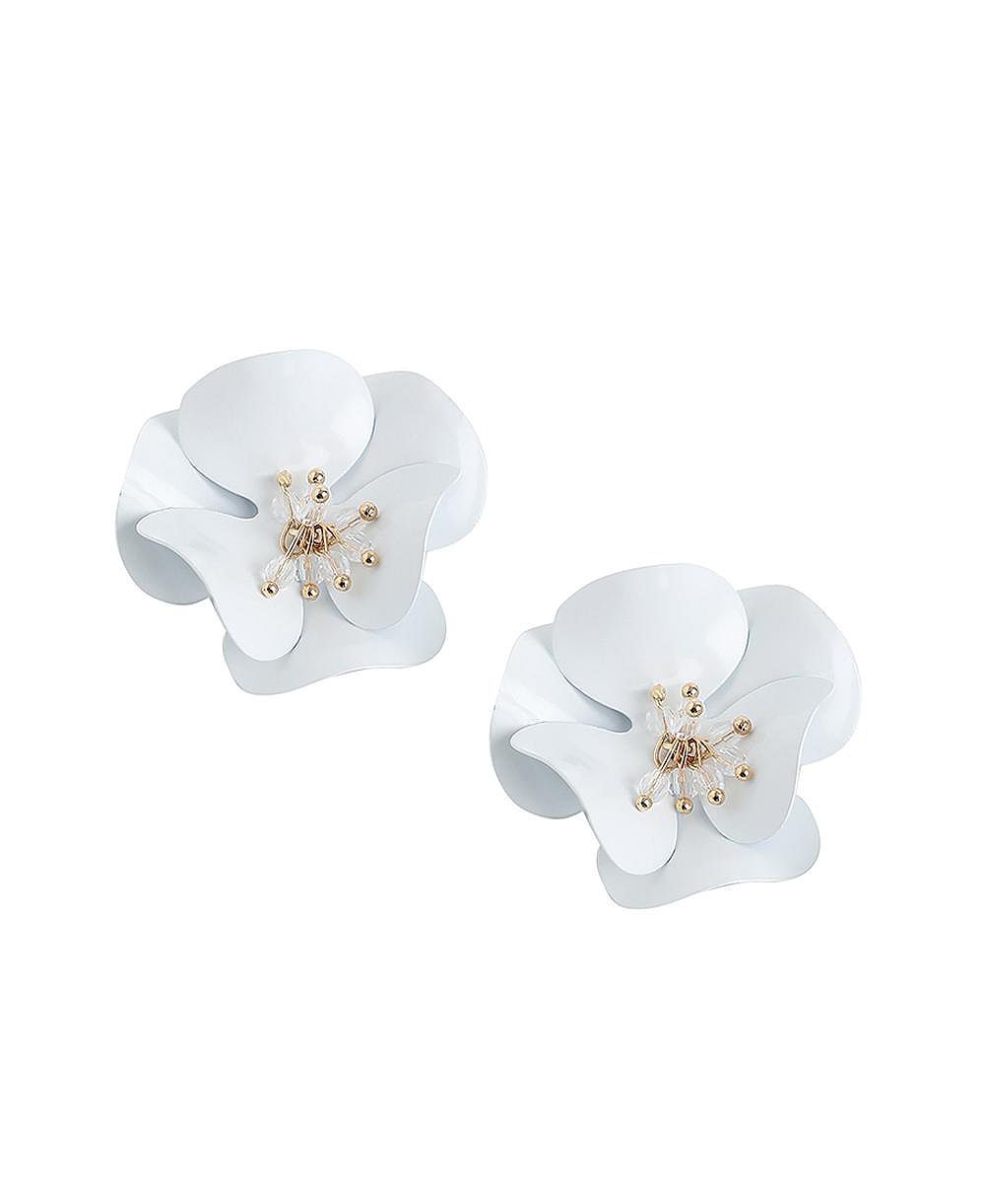 SOHI Women's Flower Stud Earrings