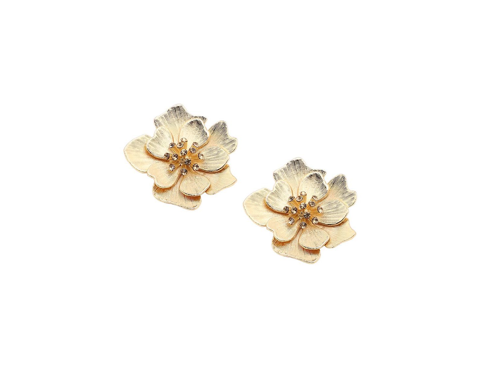 Женские серьги-гвоздики SOHI Flower Stud