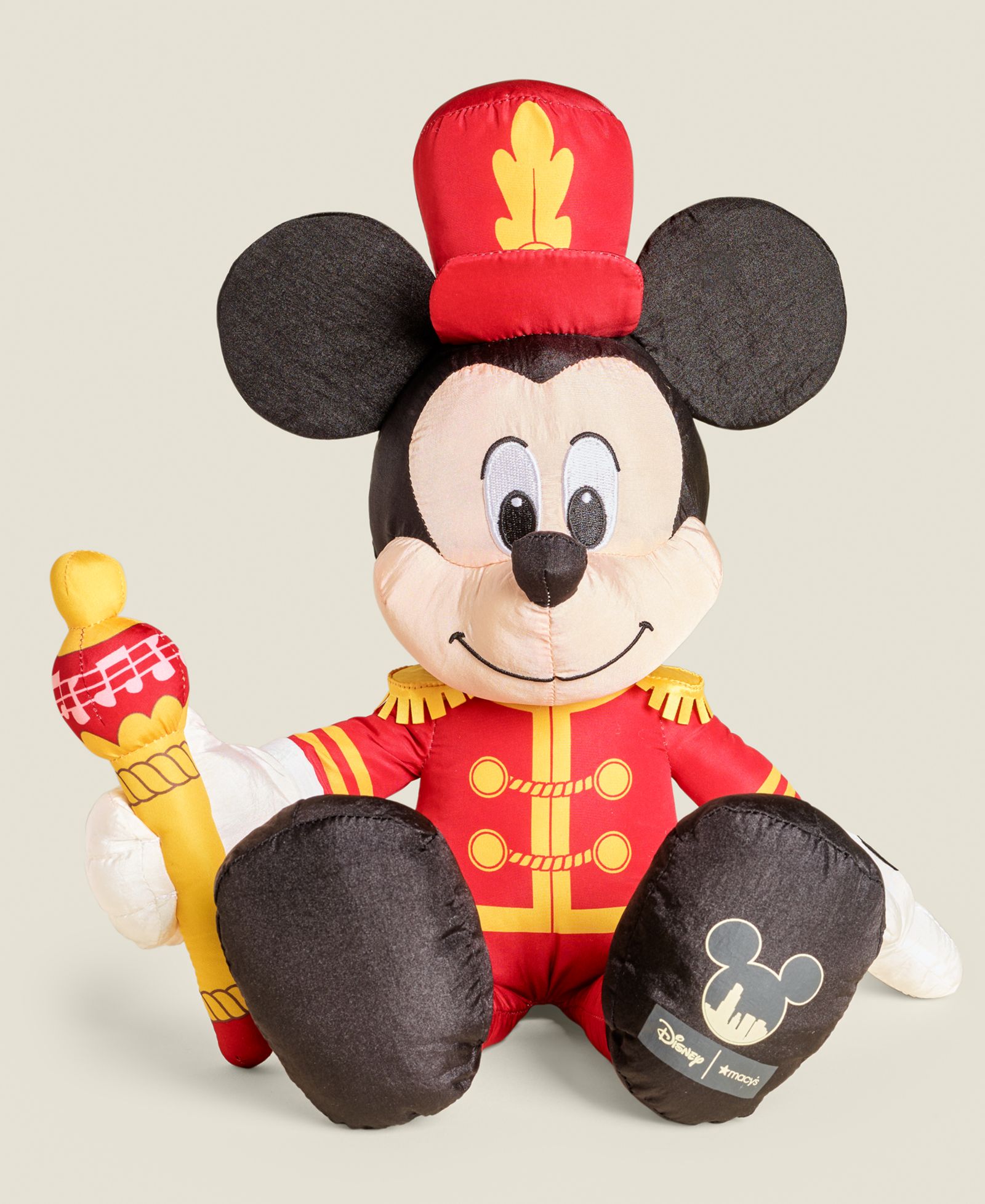 Disney Drum Major Mickey Mouse 15" Plush, Created for Macy's