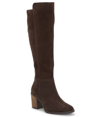 Lucky Brand Women's Bonnay Extra Wide Calf Knee-High Dress Boots