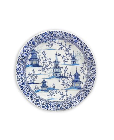Q Squared Pagoda Dinner Plates, Set of 4