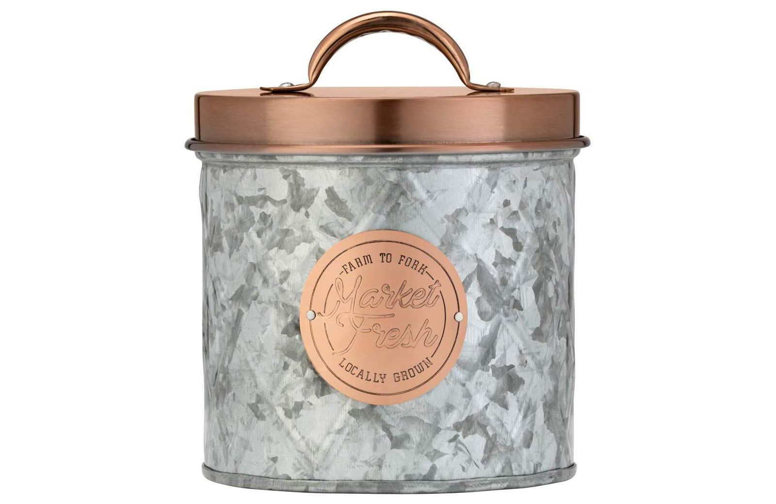 Amici Home Bristol Food Storage Metal Canister, Small, 52 oz