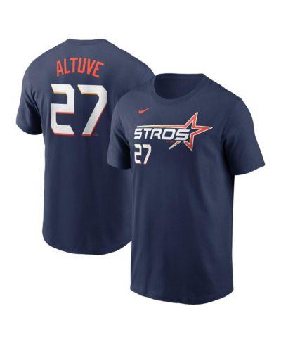 Nike Men's Jose Altuve Navy Houston Astros 2025 City Connect Fuse Name & Number T-Shirt