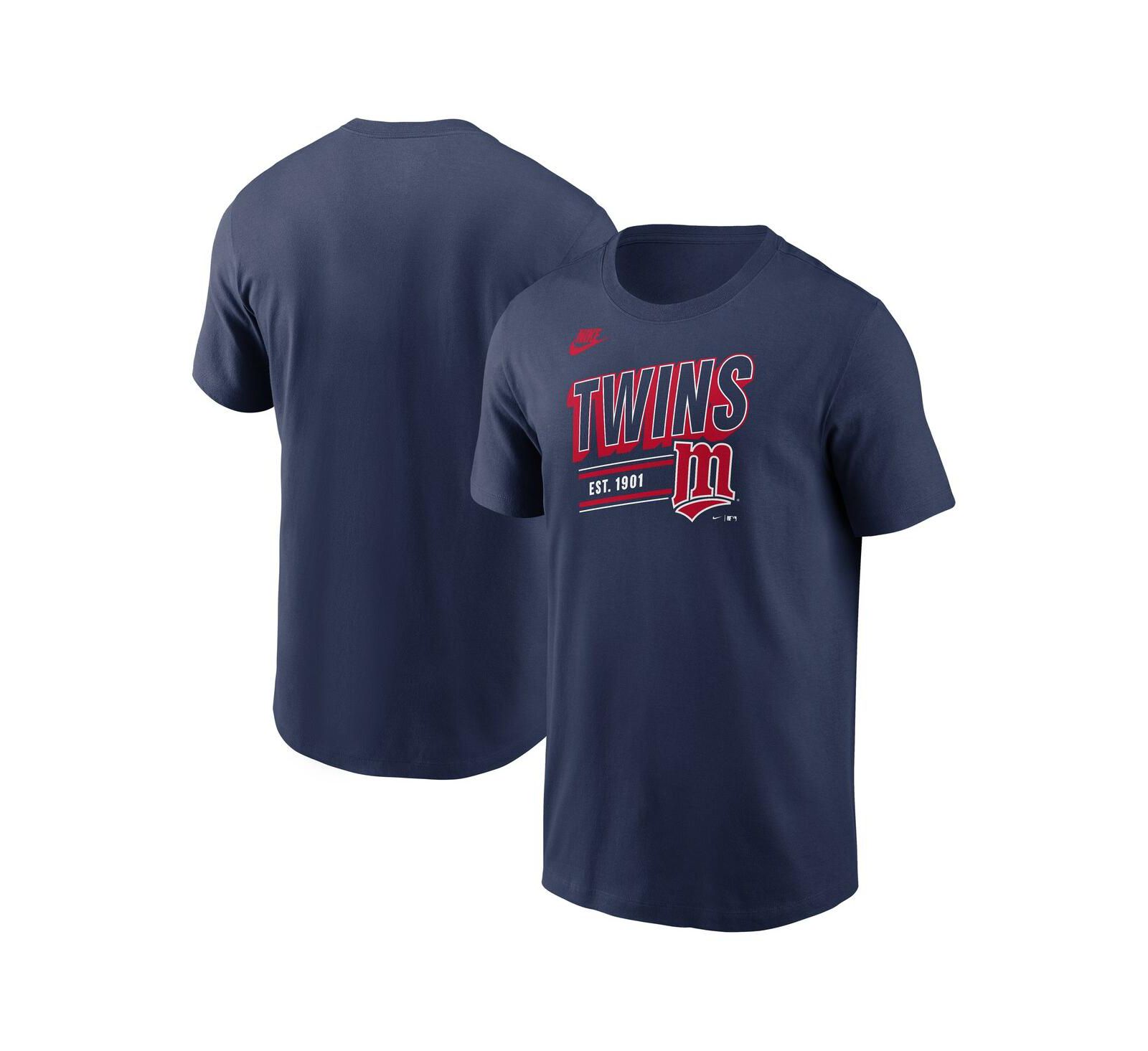 Футболка Nike Men's Navy Minnesota Twins Cooperstown Collection Retro