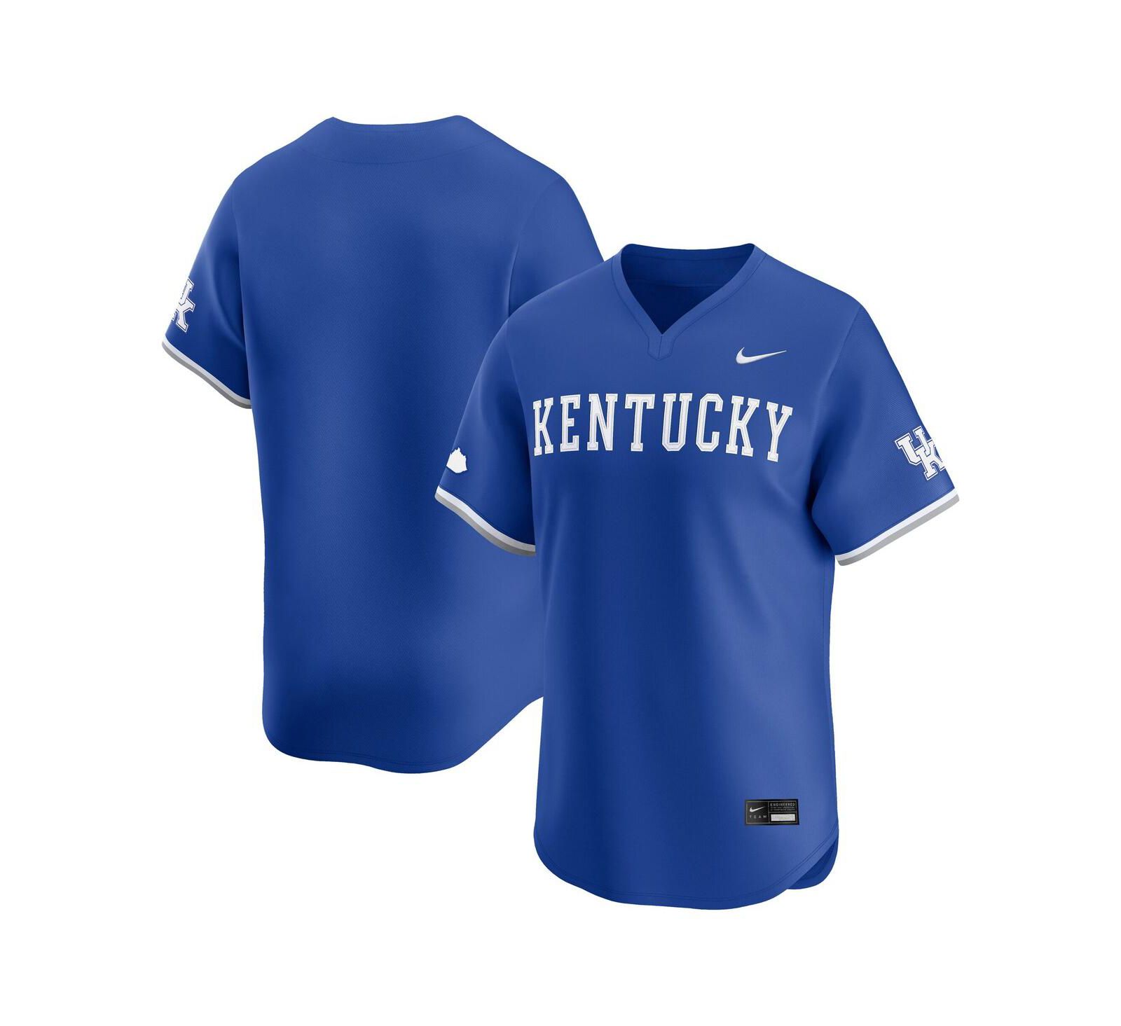 Nike бейсбольная джерси Men's Royal Kentucky Wildcats College Limited