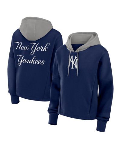 Fanatics Women's Navy New York Yankees Oversized Legacy Favorite Spectator Pullover Hoodie