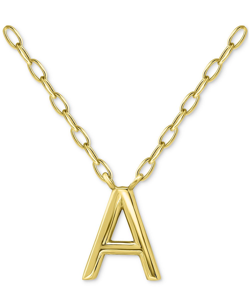 Подвеска Giani Bernini Initial A 18k Gold-Plated Sterling Silver